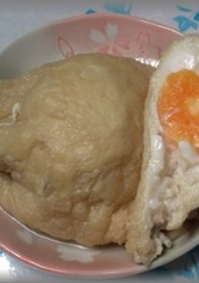 冷凍卵で作る巾着煮-レシピのメイン写真