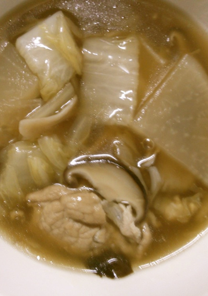 白菜 大根 豚肉の とろ旨 中華煮込み-レシピのメイン写真