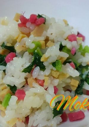 大根葉＆高野豆腐そぼろの混ぜご飯♪-レシピのメイン写真