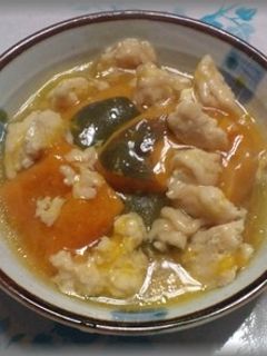 かぼちゃと鶏肉のあんかけ-レシピのメイン写真