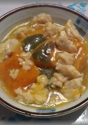 かぼちゃと鶏肉のあんかけ-レシピのメイン写真