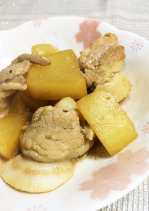 寒い季節に…こっくり豚みそ大根-レシピのメイン写真