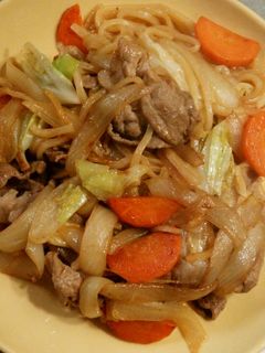 簡単!冷凍うどんでもっちり焼きうどん★-レシピのメイン写真