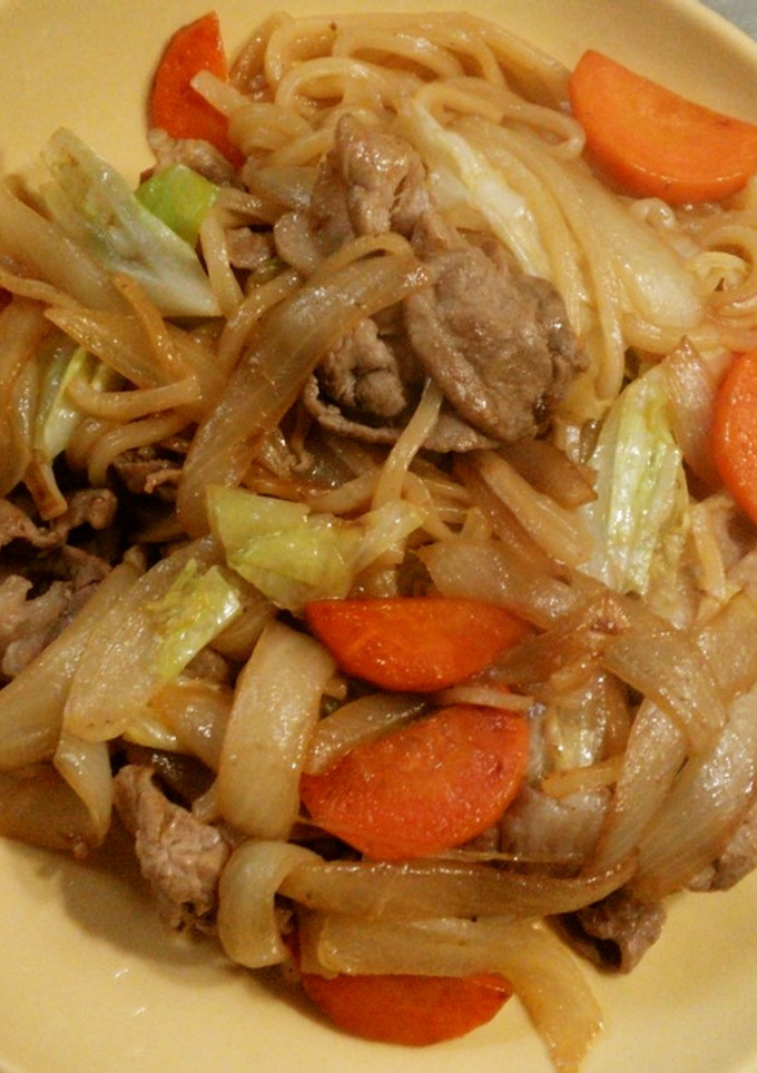 簡単！冷凍うどんでもっちり焼きうどん★-レシピのメイン写真