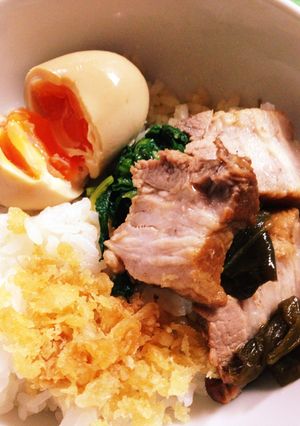 簡単☆あげたまチャーシュー丼-レシピのメイン写真
