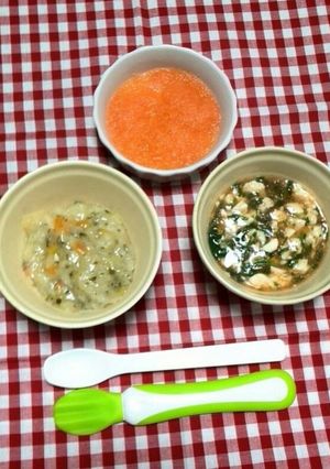 豆腐･人参･ほうれん草とろとろスープ-レシピのメイン写真