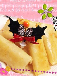 簡単♡りんごとラフランスのデザート春巻き-レシピのメイン写真