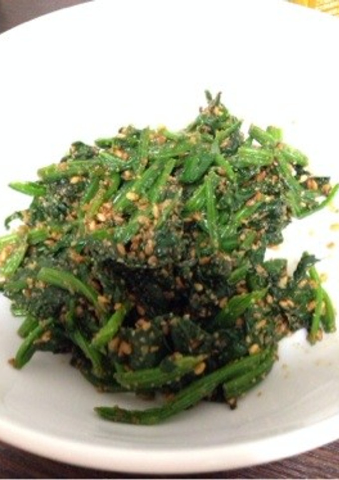 ほうれん草の胡麻和え-レシピのメイン写真