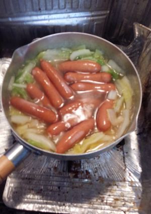白菜とソーセージのコンソメ煮-レシピのメイン写真