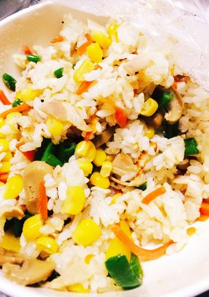 コーンバターチャーハン-レシピのメイン写真