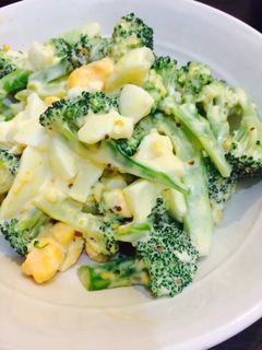 ブロッコリーと卵のマヨサラダ-レシピのメイン写真