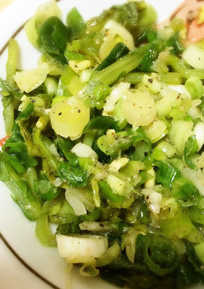 ほうれん草とネギのごま油和え-レシピのメイン写真