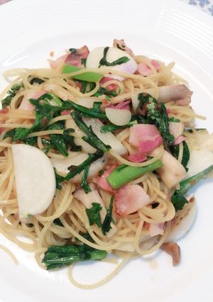 ♪冬野菜でシンプルパスタ♪-レシピのメイン写真