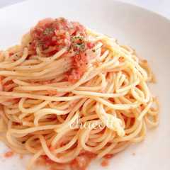 รูปของ 簡単♡海老トマトクリームパスタ♡ミキサー