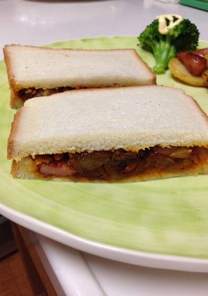 玉ねぎナポリタンサンド-レシピのメイン写真