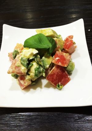 アボカドとトマトのクリームチーズ和え-レシピのメイン写真