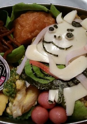 妖怪ウォッチ 大くだん キャラ弁-レシピのメイン写真