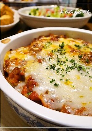 ごろごろお肉とエリンギ✿ミートグラタン-レシピのメイン写真