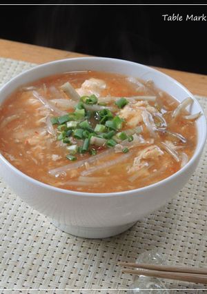 酸辣湯風うどん-レシピのメイン写真