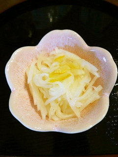ゆず香るヤーコンなます♪-レシピのメイン写真