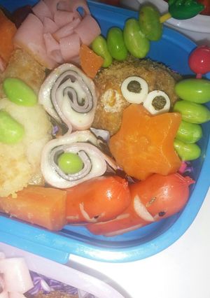 子供　お弁当おかず簡単　ハムのりチーズ-レシピのメイン写真