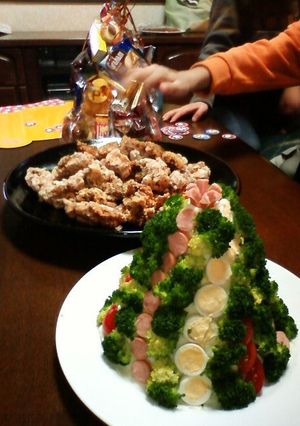 ツリーのサラダ-レシピのメイン写真