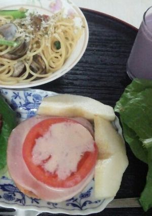 血管プラークダイエット食71（洋朝食）-レシピのメイン写真