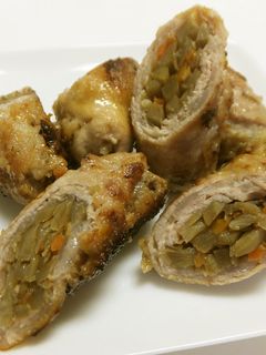 【リメイク料理】きんぴら肉巻き-レシピのメイン写真