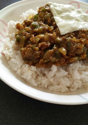 豚こまでキーマカレー-レシピのメイン写真