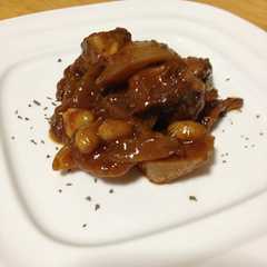 รูปของ 簡単☆鶏もも肉と大根の赤ワイン煮