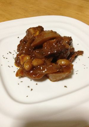 簡単☆鶏もも肉と大根の赤ワイン煮-レシピのメイン写真