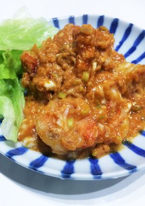 ふっくら海老チリ-レシピのメイン写真