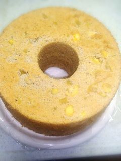 こしあんと栗のシフォンケーキ-レシピのメイン写真