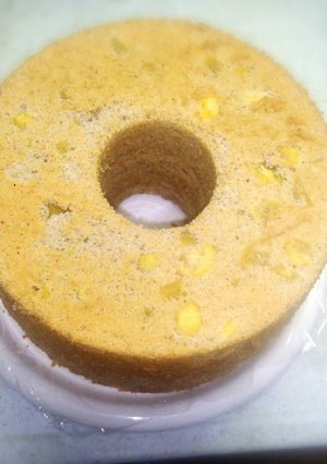 こしあんと栗のシフォンケーキ-レシピのメイン写真