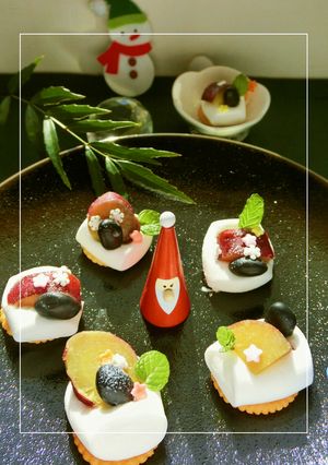 いも＊まめ＊マシュマロ カナッペ-レシピのメイン写真