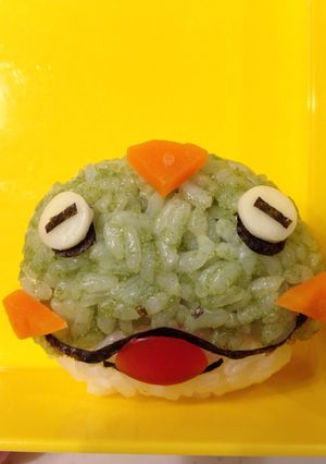妖怪ウォッチ ねちがえる おにぎり-レシピのメイン写真