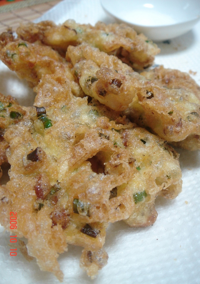 納豆と梅肉ふわサク掻揚げ-レシピのメイン写真