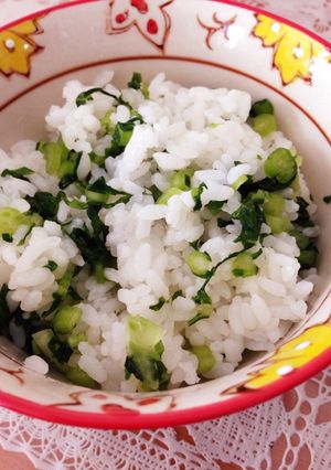 大好きコッコちゃん♡かぶの葉の混ぜご飯-レシピのメイン写真
