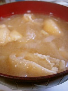 わが家のお味噌汁*大根と油揚げ*-レシピのメイン写真