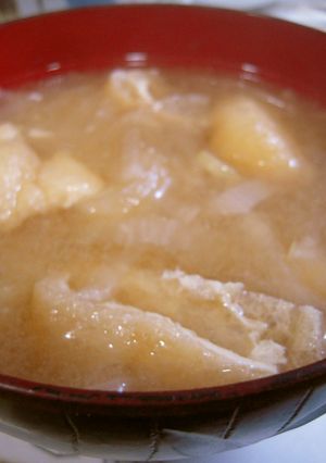 わが家のお味噌汁＊大根と油揚げ＊-レシピのメイン写真