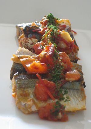 トマトとサンマ のイタリアンなおかず-レシピのメイン写真