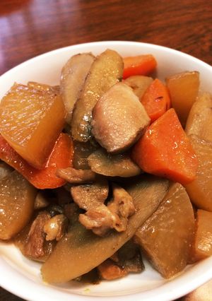 鶏肉と根菜のこっくり煮-レシピのメイン写真