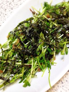 豆苗サラダ-レシピのメイン写真