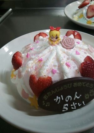 アイカツ！いちごちゃんドールケーキ-レシピのメイン写真
