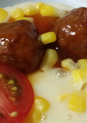 カマンベールとミートボールのココット焼き-レシピのメイン写真