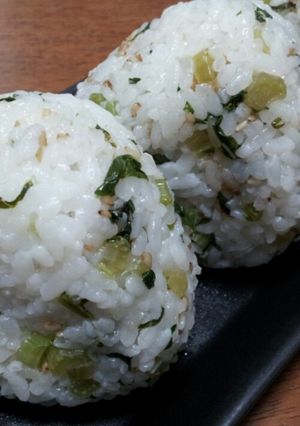 美味し~い☆大根葉の混ぜご飯おにぎり-レシピのメイン写真
