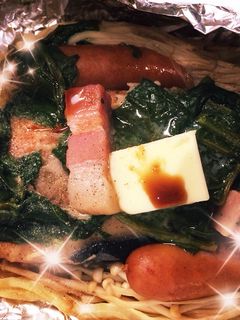 あまり物で!鮭のホイル焼き♡♡-レシピのメイン写真