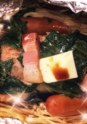 あまり物で！鮭のホイル焼き♡♡-レシピのメイン写真