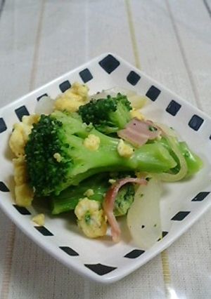 ブロッコリーの卵炒め-レシピのメイン写真