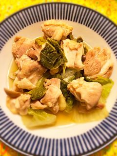 鶏もも肉と白菜のフライパン煮込み-レシピのメイン写真